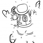 Astronaut dot-to-dot